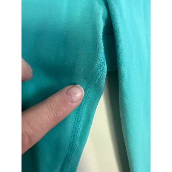 Prana Teal Breathe Leggings Womens M Yoga Athletic Performance Workout Athlesure - Picture 5 of 8